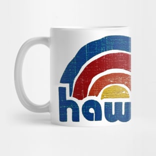 Hawaii Woodcut Mug